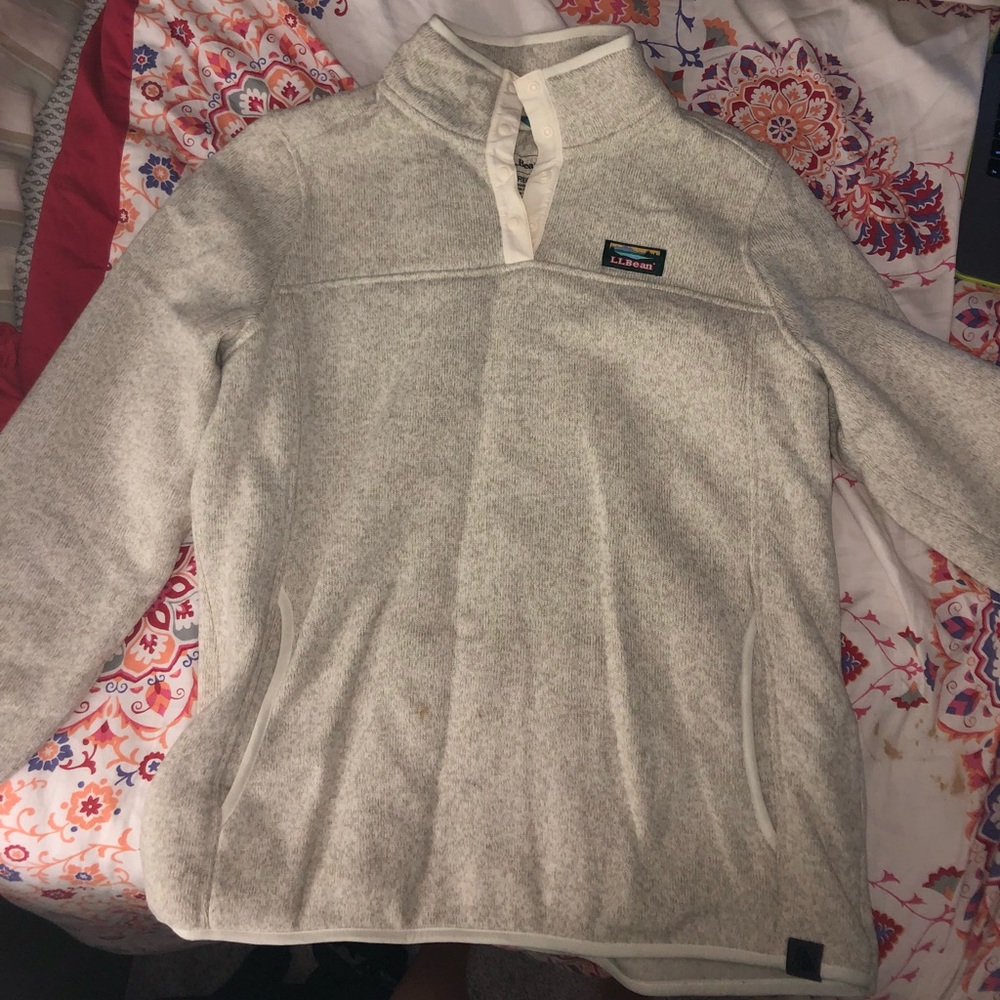 LL Bean Sweater Fleece Pullover